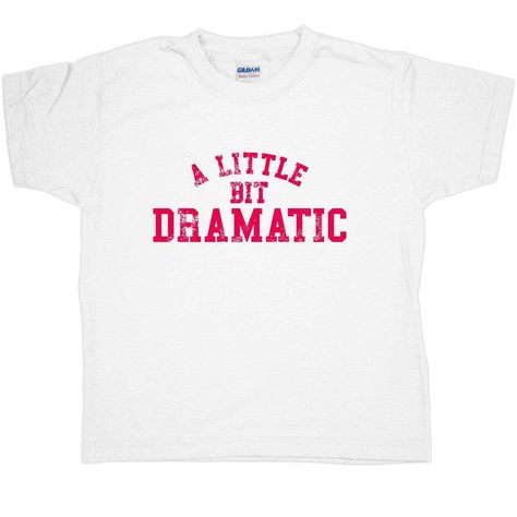 regina george dramatic shirt Check more at https://worldsnew.com/product/regina-george-dramatic-shirt-198/ A Little Bit Dramatic, Silly Shirt, Halloween Tee Shirts, Slogan Shirts, Cotton T Shirts, Regina George, By Regina, Slogan Tee, Aesthetic Shirts