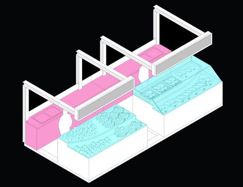 Urban Farming Architecture, Hawker Centre, Indoor Markets, Kiosk Design, Central Market, Generative Design, Public Market, Stall Designs, Architecture Concept Drawings