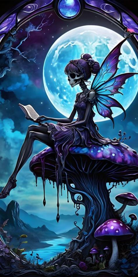 Horror Fairy, Carmen Aesthetic, Fae People, Dark Fey, Goblin Art, Witch Pictures, Fairy Paintings, Fairy Wallpaper, Tree Of Life Art