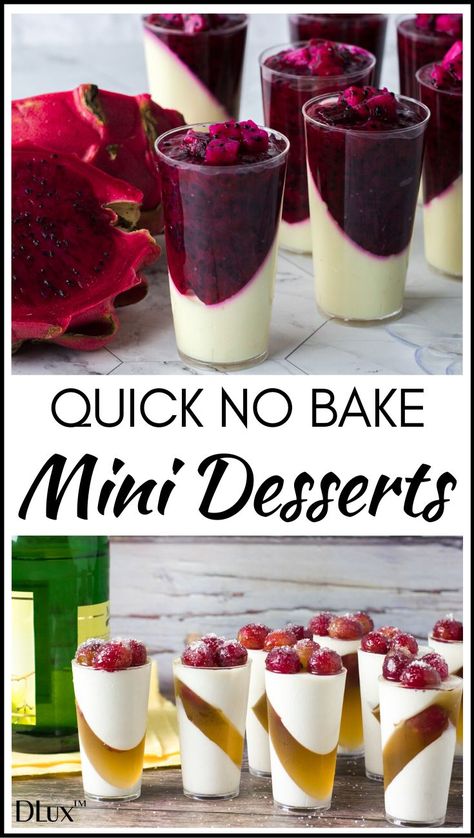 These quick no bake mini desserts are simple and easy to make! They're perfect wedding desserts, birthday desserts, or for any type of occasion or party! AND they're also definitely delicious! Repin and click for full recipes and videos! #partydessertideas #weddingdessertideas #partydessertideas #minidessertcups #partydessert #partydesserts #birthdaypartydessertideas #birthdaypartydesserts #partydessertrecipes #birthdaydessertrecipes #weddingdessertrecipes #nobakedessertrecipes #nobakedesserts Thanksgiving Party Desserts, Dessert Shooters Recipes, Chocolate Mousse Desserts, Shot Glass Desserts, Shooter Recipes, Mousse Dolce, No Bake Blueberry Cheesecake, Dessert Cups Recipes, Mini Dessert Recipes