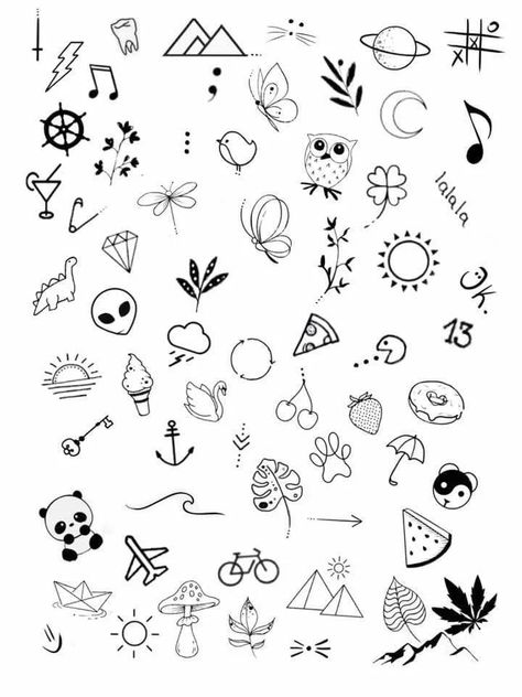 I will hand draw minimal tattoo design in my own style Tato Minimal, Cute Simple Tattoos, Minimal Tattoo Design, Sharpie Tattoos, Muster Tattoos, Simple Tattoo Designs, Flash Tattoo Designs, Small Tattoos Simple, Doodle Tattoo