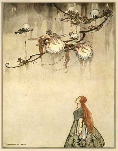 çizgili masallar: The Ship That Sailed To Mars by William Timlin Witch Elves, Baba Jaga, Magical Images, Queen Poster, Fairy Queen, Vintage Fairies, Midsummer Nights Dream, Fairytale Art, The Ship