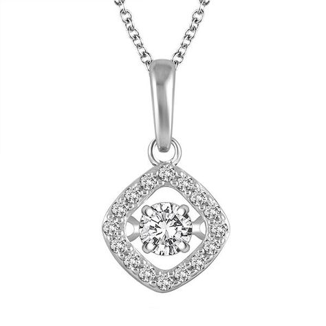 Diamonds and 14k white gold. Dancing Diamond Pendant, Dancing Diamond, Diamond Pendent, Round Brilliant Cut Diamond, Diamond Clarity, Gold Style, Diamond Bands, Brilliant Cut Diamond, Diamond Pendant