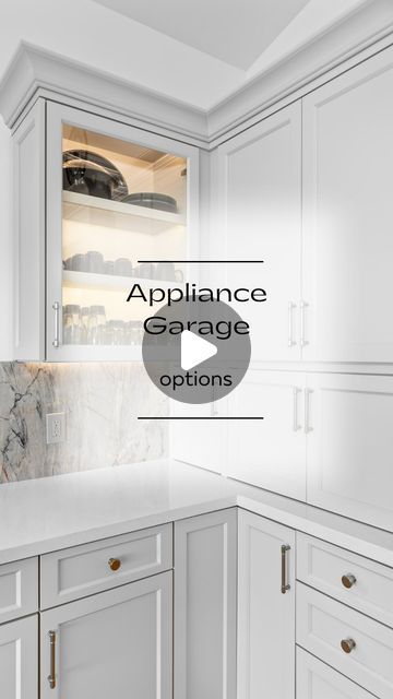 Kitchen Cabinets To Hide Appliances, Appliance Garage Bifold Doors, Corner Appliance Cupboard, Roll Up Cabinet Door Appliance Garage, Hiding Cabinet Doors, Appliance Garage Cabinet Countertops, Modern Kitchen Appliance Garage, Appliance Garage Kitchen Corner, Appliance Garage With Pocket Doors