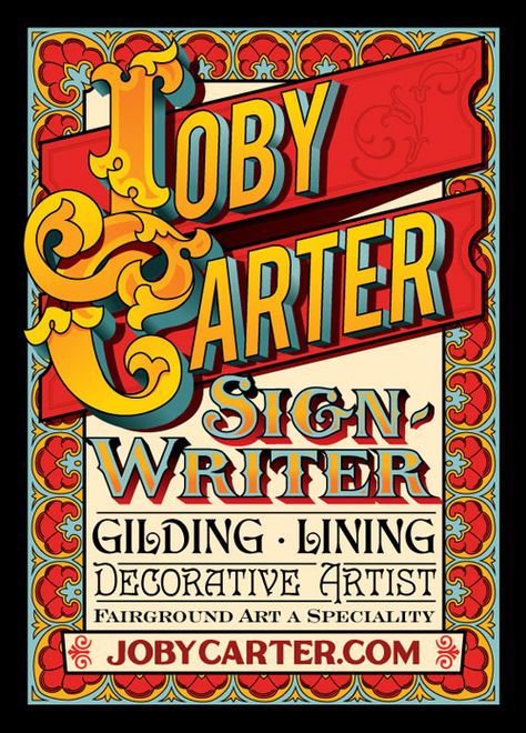 21st Century Victorian Shows Contemporary Fairground Sign Writing | The FontFeed Victorian Advertisements, Wine Branding Design, Victorian Lettering, Carnival Signs, Sign Writer, Sign Painter, Futuristic Fonts, Sign Painting, Sign Writing