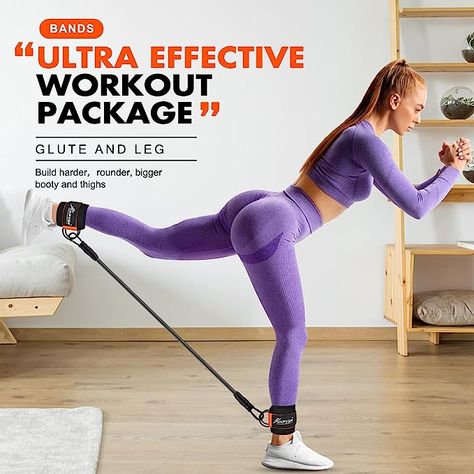 Resistance Band Glutes, Train Band, Leg Workout With Bands, Exercise Bands, Leg Training, Ripped Abs, Training Exercises, Resistance Band Workout, Workout Equipment