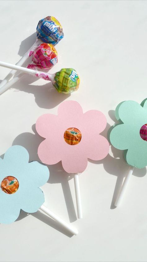 I love these lollipop holders- such a cute and quick way to add something a little fun for parties- plus a great way to use up my scraps. 

Head to my blog for the free SVG file to download and a quick how-to. Perfect for Easter, birthdays and so much more! Lollipop Holder Diy, Flower Lollipop Holder, Lollipop Ideas, Flower Lollipop, Lollipop Craft, Lollipop Decorations, Lollipop Holder, Princess Theme Birthday Party, Being Me