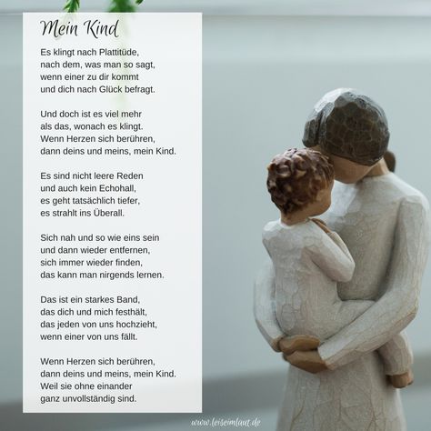 Ein Gedicht von Mama fürs Kind bzw. ein Gedicht über die Liebe zum Kind. Mein Kind, Gift From Heaven, Baby Mama, Deep Love, Parenting Quotes, Quotes For Kids, Mothers Love, New Adventures, Parenting Hacks