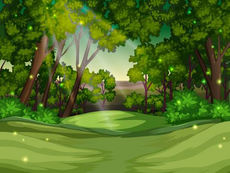 Beautiful nature wood scene Free Vector | Free Vector #Freepik #vector #freebackground #freewood #freestar #freeleaf Lotus Flower Wallpaper, Forest Cartoon, Drawing Scenery, Artsy Background, Free Green Screen, New Background Images, Iphone Background Images, Graphic Design Background Templates, Chroma Key