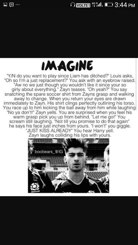 I usually dont even look at zayn imagines but this was absolutely adorable One Direction Text Imagines, 1d Imagines Louis, Zayn Malik Imagine, Zayn Malik Imagines, Zayn Imagines, Imagines One Direction, Zayn Malik Images, Imagine Stories, Harry Styles Imagines Dirty