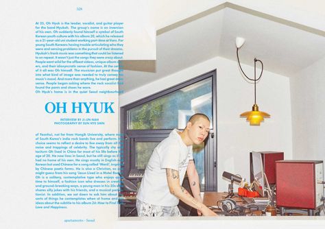 Apartamento, Issue 22 | Papercut Oh Hyuk, Yearbook Photoshoot, Magazine Interview, Interiors Magazine, Portfolio Layout, Editorial Layout, Book Layout, Magazine Layout, Magazine Photography