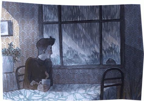 Rain Window GIF - Rain Window Illustration - Discover & Share GIFs Gif