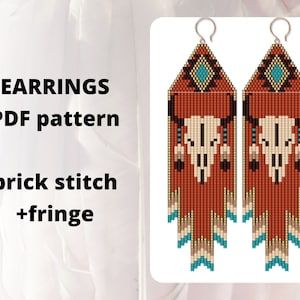 Seed Bead Earring, Seed Bead Jewelry Patterns, Bead Earring, Seed Bead Pattern, Beaded Earrings Tutorials, Beaded Earring, Brick Stitch Earrings, Brick Stitch Pattern, Seed Bead Patterns