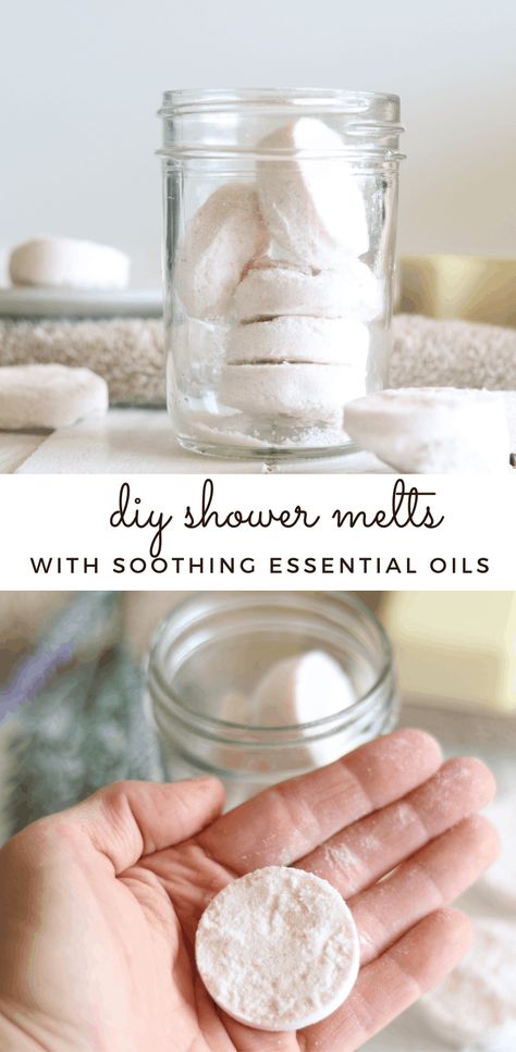 Diy Shower Melts, Our Oily House, Shower Steamers Diy, Shower Melts, Roman Chamomile Essential Oil, Juniper Berry Essential Oil, Melt Recipe, Essential Oils For Kids, Making Essential Oils