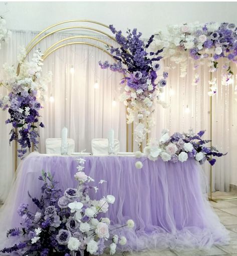 Lavender Wedding Backdrop, Wedding Vision Board Ideas, Purple Fairytale Wedding, Lilac Quinceanera Decorations, Lilac Decorations, Purple Wedding Aesthetic, Lilac Wedding Ideas, Lavender Reception, Lilac Party