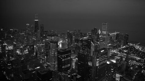 Wallpapers i'd rather not lose. - Album on Imgur Aesthetic Computer Backgrounds, Chicago Wallpaper, Desktop Wallpaper Black, Plain Black Wallpaper, Dark Wave, Wallpaper Estetika, Black And White City, Computer Backgrounds, Dark City