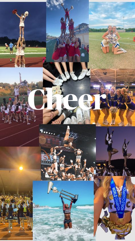 School Cheerleading Aesthetic, Cheerleading Playlist, Aesthetic Cheer Pictures, Competitive Cheer Aesthetic, Cheer Backspot, Cheer Asthetic, Basketball Cheerleading, Cheer Flexibility, Comp Cheer