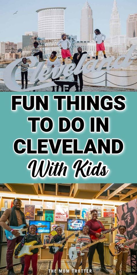 Are you traveling to Cleveland and looking for things to do with kids? Here is your travel guide from The MOM Trotter! Keep in mind that although this list has over 25 things to do in Cleveland with kids, these are far from the only things to do while you are there! Cleveland, Ohio, is a great US destination. You will love your time there with your family. Family Summer Bucket List, Cleveland Metroparks, Summer To Do List, Downtown Cleveland, Ohio Travel, Best Campgrounds, Best Airlines, Visit Usa, Things To Do With Kids