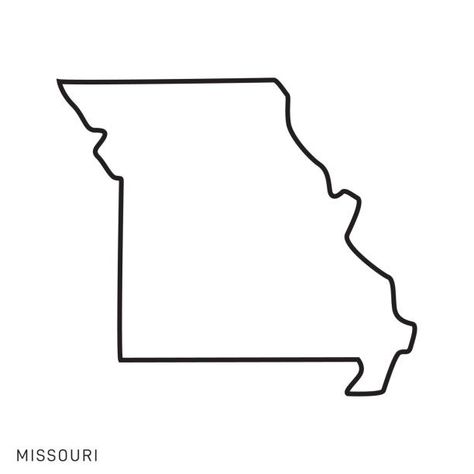 Missouri Tattoo, Apartment Artwork, Missouri Outline, Montana State Outline, Arkansas State Outline, State Of Michigan Outline, Maps Aesthetic, Hand Tattoos For Girls, Outline Illustration