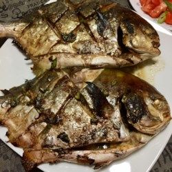 Baked Pompano - Allrecipes.com Baked Pompano Fish Recipe, Pampano Recipe Baked, Pompano Fish Recipe Baked, Pampano Recipe, Pompano Fish Recipe, Pompano Recipe, Pompano Fish, Soy Sauce Rice, Masala Fish