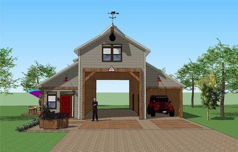 Rv Port, Rv Shelter, 8x12 Shed Plans, Carport Modern, Rv Carports, Garage With Living Quarters, Falcon Crest, Barn With Living Quarters, Pole Barn Garage