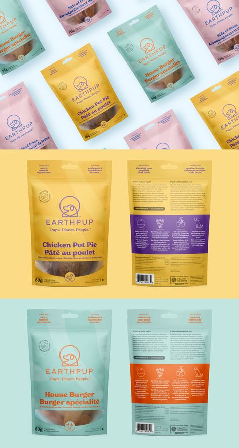 Dog Treat Design, Pets Food Packaging, Pet Treat Packaging Design, Dog Treats Packaging Design, Petfood Package Design, Packaging Design Trends 2023, Packaging Dog Treats, Pet Treat Packaging, Dog Treat Packaging Design