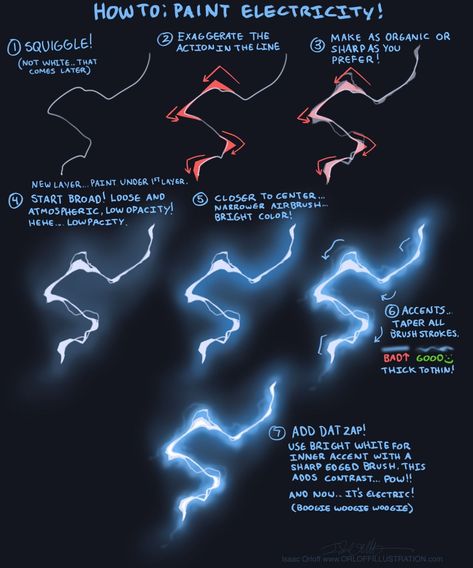 Drawing Lightning, Lightning Drawing, الفن الرقمي, Digital Art Beginner, Animal Illustrations, Digital Paintings, Tampa Bay Lightning, 3d Artwork, Digital Painting Tutorials