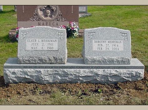 Companion Upright Headstone for a Couple Couple Gravestones, Headstone Ideas For Couples, Headstones Designs For Couples, Companion Headstones, Grave Ideas, Monument Ideas, Headstone Ideas, Tomb Stone, Peace With God