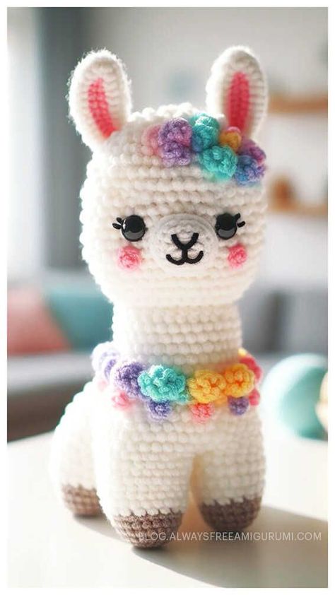 Amigurumi Llama Crochet Free Pattern 🦉 #crochetdollpatternfreeamigurumi Amigurumi Stuffed Animals Free Pattern, Llama Knitting Pattern, Crochet Bulky Yarn Amigurumi, Crochet Warmies Pattern, Easy Crochet Free Patterns Amigurumi, Crochet Llama Pattern Free Amigurumi, Free Crochet Alpaca Pattern, Plush Crochet Amigurumi, Free Alpaca Crochet Patterns