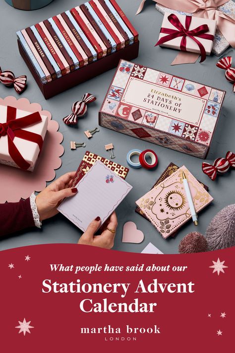 Discover all the hype around our limited edition stationery advent calendar... Stationary Advent Calendar, Stationery Advent Calendar, Christmas Calendar Design, Diwali 2024, Christmas Adverts, Planner Business, Cake Packaging, Gold Pen, Cookie Do