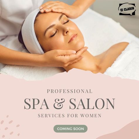 There are many people who think that going for services like professional women's salons and spas require them to leave their home. But now, anyone who wants can easily get their hands on these services without the need to go anywhere. Find the perfect salon for all your beauty needs with El Clarin. #elclarin #comingsoon #salonservices #bestsalon Pink Aesthetic Beauty, Salon Home Service, Beauty Instagram Post, Best Salon, Salon Services, Aesthetic Beauty, Professional Women, Marketing Design, Instagram Post Template