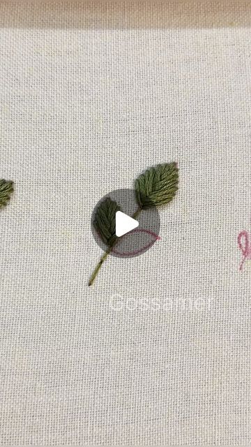 Shalu ❤️ Embroidery artist on Instagram: "Fishbone Leaf Stitch 🍃   Fishbone leaf stitches are slightly advanced leaf stitches where you do a long stitch at centre and do overlapping cross stitches over the central stitch. Complete tutorial is available on my Youtube channel "Embroidery by Gossamer" 🥰  Here I have used 12 strands for doing the leaves. If you need more long and thick leaves, go with 6 strands 🍂   #embroidery #leafembroidery #leaf #leafstitch #learnembroidery #learn #bordados #bordadomanual #embroiderystitches #embroideryforbeginners #embroiderybygossamer #handembroidery" Leaf Stitch, Long Stitch, Embroidery Lessons, Learn Embroidery, Cross Stitches, Embroidery For Beginners, Fish Bone, My Youtube Channel, Embroidery Stitches