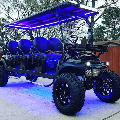 Custom Golf Carts That Are Cooler Than Your Car - Yeah! Motor Lifted Golf Carts, Custom Golf Carts, Amc Javelin, Car Dent Repair, Car Dent, Electric Golf Cart, Go Carts, Golf Car, Serving Cart