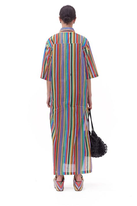 New Arrivals – Simon Miller Cotton Gauze Dress, Sun Dresses, Simon Miller, Bags And Shoes, Gauze Dress, Beach Covers, Leather Bags, Pocket Detail, Stripe Print