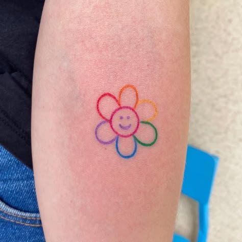 Lgbt Tattoo Ideas, Lgbt Tattoo, Small Colorful Tattoos, Pride Tattoo, Pink Tattoo, Bts Tattoos, Sharpie Tattoos, Cute Little Tattoos, Cute Tiny Tattoos