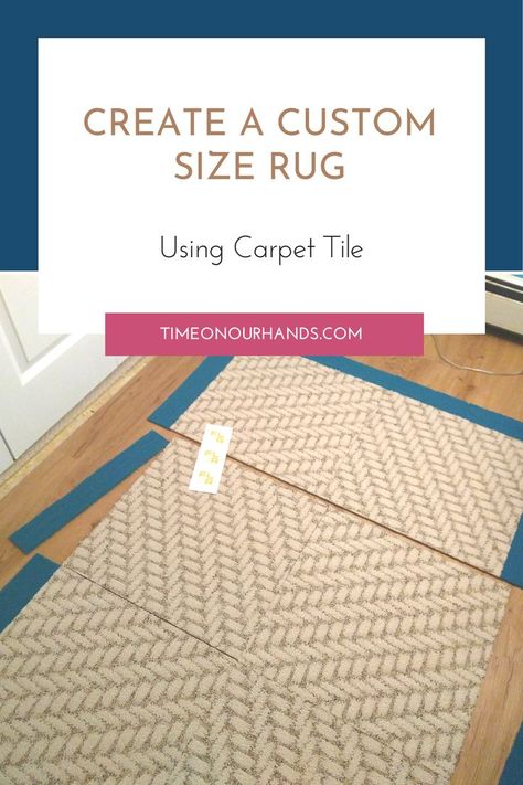 Custom size rug. Carpet tile rug diy. Carpet Tiles Basement, Rug Diy, Basement Carpet, Tile Rug, Carpet Tile, Diy Carpet, Custom Size Rugs, Diy Rug, Diy Crafts For Home Decor