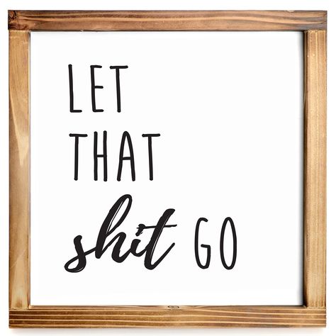 Goth Bathroom Signs, Funny Signs For Bathroom, Funny Wall Hangings, Bathroom Sign Ideas Diy, Half Bath Signs, Let It Go Painting, Bathroom Signs Decor, Fun Half Bathroom Ideas, Funny Bathroom Pictures