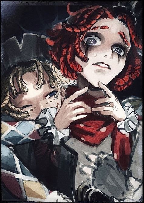 Weeping Clown Idv Fanart, Idv Weeping Clown, Weeping Clown Identity V, Mike Morton, Id Identity, Idv Fanart, Camp Buddy, Identity V Fanart, Clowns Funny