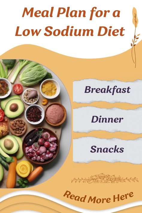 Here is Low Sodium Diet Meal Plan. Low Sodium Low Cholesterol Recipes Meals, Low Sodium Meal Prep For The Week, Low Carb And Low Sodium Meals, Low Sodium Meals For Picky Eaters, No Sodium Breakfast Recipes, Simple Low Sodium Meals, Low Sodium Meals Easy Crock Pot, Low Sodium Diet Meal Plan, Low Sodium Heart Healthy Meals