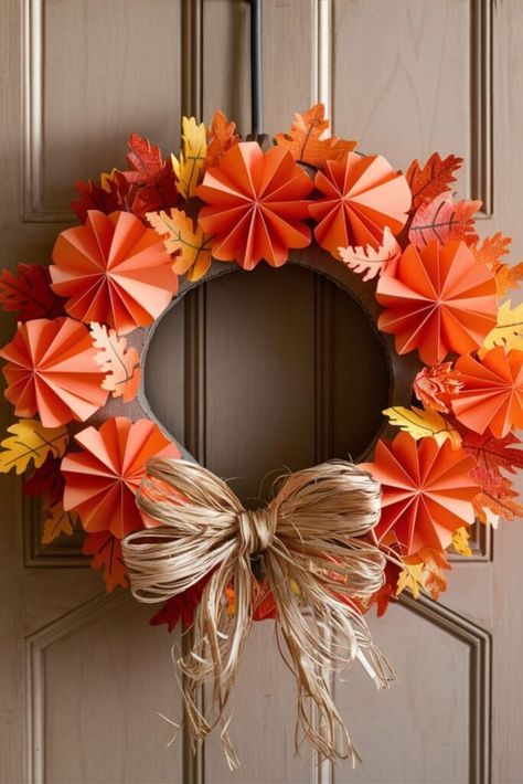 Magical Crafts, Burlap Pumpkin Wreath, Pumpkin Wreath Diy, Fall Decor Wreaths, Burlap Pumpkins, Thanksgiving Paper, Disney Jr, Pumpkin Monogram, 8 Martie