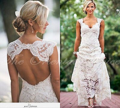 Outdoor Wedding Dresses, Lace Wedding Dress Country, Boho Wedding Dress Backless, Long Gown For Wedding, Backless Lace Wedding Dress, Wedding Gown Backless, Outdoor Wedding Dress, Vintage Lace Weddings, A Line Bridal Gowns