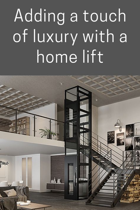 Elevator Stairs Design, In Home Elevator Design, Shaftless Home Elevator, Indoor Home Elevators, Home With Elevator, Home Elevators Modern, Elevator Home Design, Indoor Elevator Home, In House Elevator