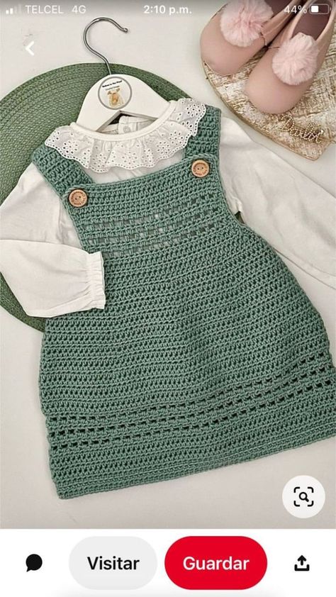 Frocks For Babies, Crochet Baby Girl Dress, Crochet Baby Dress Pattern, Baby Frock Pattern, Crochet Baby Cardigan, Easy Crochet Baby, Crochet Baby Girl, Haken Baby