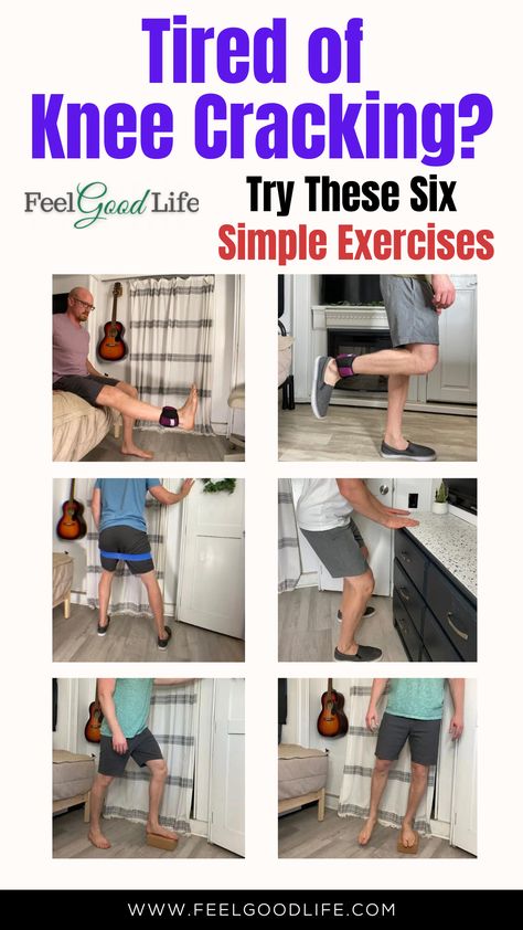 If the cracking sound in your knees is bothering you, consider adding these six simple exercises to your daily routine. They aim to strengthen your knee muscles and enhance joint flexibility, reducing the noise over time. Remember, if these exercises cause discomfort or the cracking is accompanied by pain, consult with a healthcare professional. #kneecracking #jointcare #exercises #healthtips Hyperextended Knee, Knee Dislocation, Targeted Exercises, Knee Pain Remedy, Knee Strengthening Exercises, How To Strengthen Knees, Bad Knees, Lower Back Pain Exercises, Best At Home Workout