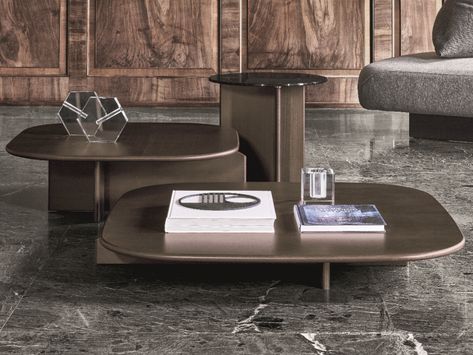 POLYURA | Square coffee table By Ditre Italia design Stefano Spessotto Meja Outdoor, Square Wooden Coffee Table, Wooden Coffee Table Designs, Centre Table Design, Ditre Italia, Coffee Table Design Modern, Italian Leather Sofa, Elegant Coffee Table, Luxury Coffee Table