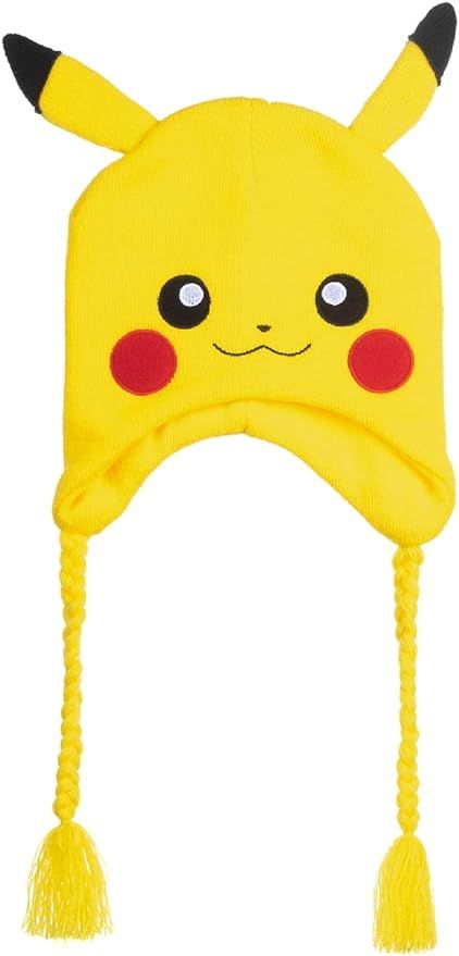 Bioworld Pokémon Pikachu Laplander Beanie Cap - Officially Licensed Hat Pikachu Beanie, Pokemon Beanie, Knit Pom Pom Hat, Knit Pom Pom, Floppy Hats, Pom Pom Beanie Hat, Pokemon Gifts, Nintendo Pokemon, Trendy Hat