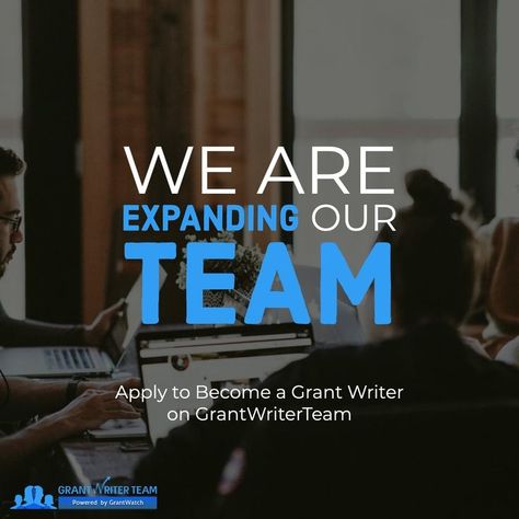 Calling all Grant Writers! We're expanding our team. We have the #grantwriting jobs and clients waiting for you. Join GrantWriterTeam.com today! Join Our Team Poster, Writer Job, Recruitment Poster Design, Team Poster, Writer Jobs, Recruitment Poster, Grant Writing, Food Poster Design, Join Our Team