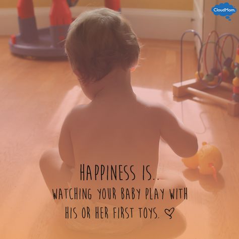 Happiness is.. watching your baby play with his or her first toys. <3 Pool Quotes, Baby Captions, Play Quotes, Motherhood Quotes, Being A Mother, Baby Basics, Quotes About Motherhood, Precious Gift, The Blessing