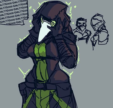 Female Plague Doctor Character Design, Ocs Drawing Ideas, Female Plague Doctor Art, Plague Doctor Female, Plague Doctor Girl, Plague Doctor Pfp, Darkest Dungeon Plague Doctor, Plague Doctor Oc, Female Plague Doctor