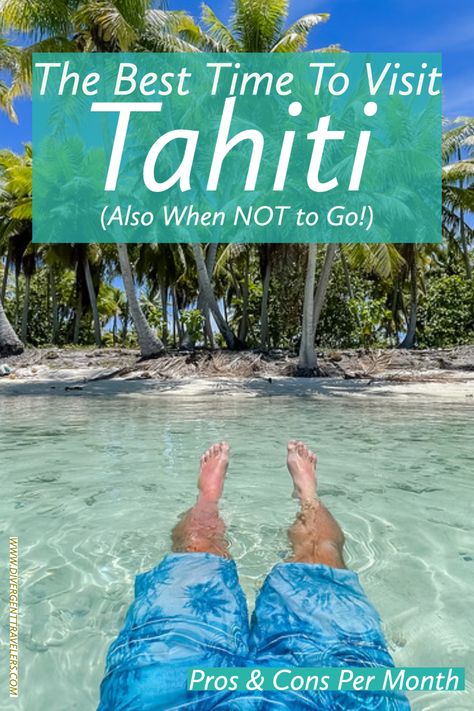 Ah, Tahiti! It's the perfect place to escape the hustle and bustle of everyday life and immerse yourself in the stunning beauty of the South Pacific. With warm temperatures year-round, there's no wrong time to visit but think again. Our detailed best time to visit Tahiti travel guide lays out the pros and cons of each month so you can pllan your dream vacation during the right time of the year. Discover the perfect month to visit Tahiti today! Tahiti Island, Honeymoon In Tahiti, What To Do In Tahiti, Things To Do In Tahiti, Tahiti Travel Guide, Tahiti Cruise, Tahiti Itinerary, Tahiti Vacation, Tahiti Outfits